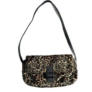 leopard print shoulder bag
